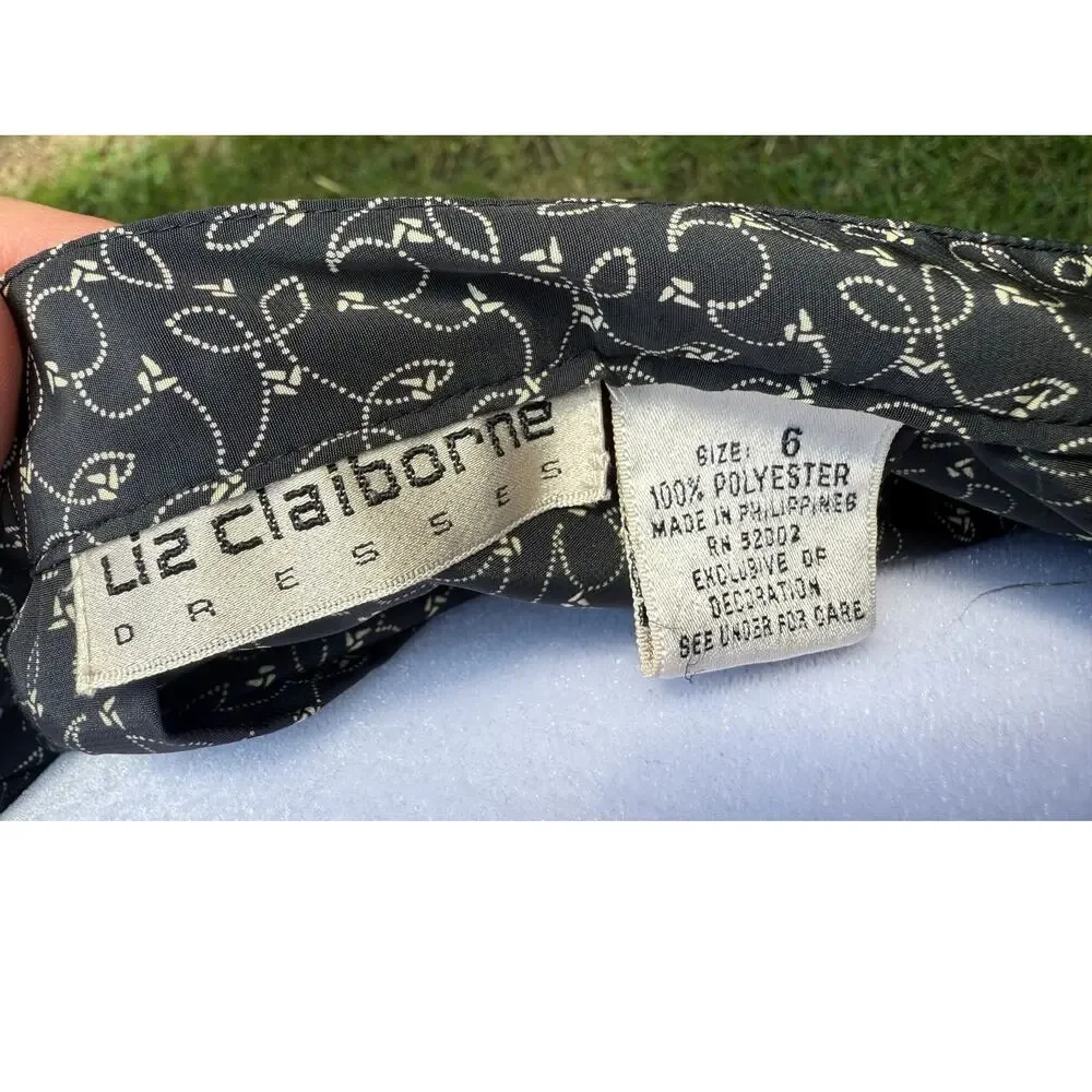 Vintage Liz Claiborne 2 pc Set Skirt and Shirt Size 6